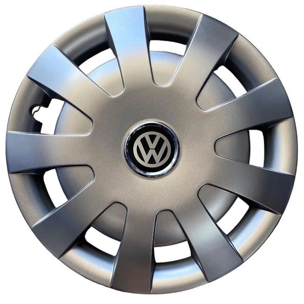 Колпаки SJS 405 с логотипом Volkswagen R16 4 шт. Серебряный