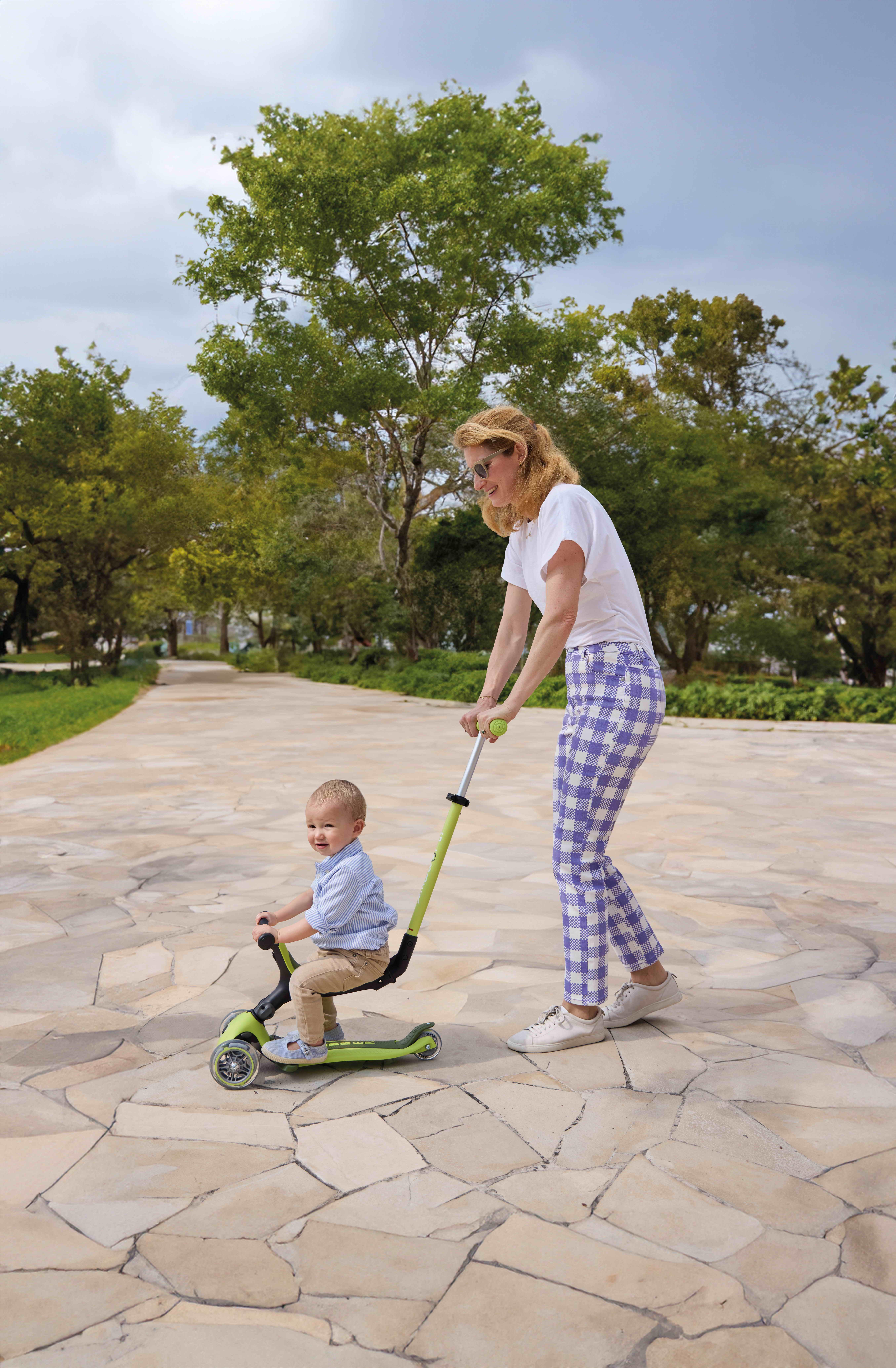 Самокат Globber-Go Up Active Lights Mint - фото 8