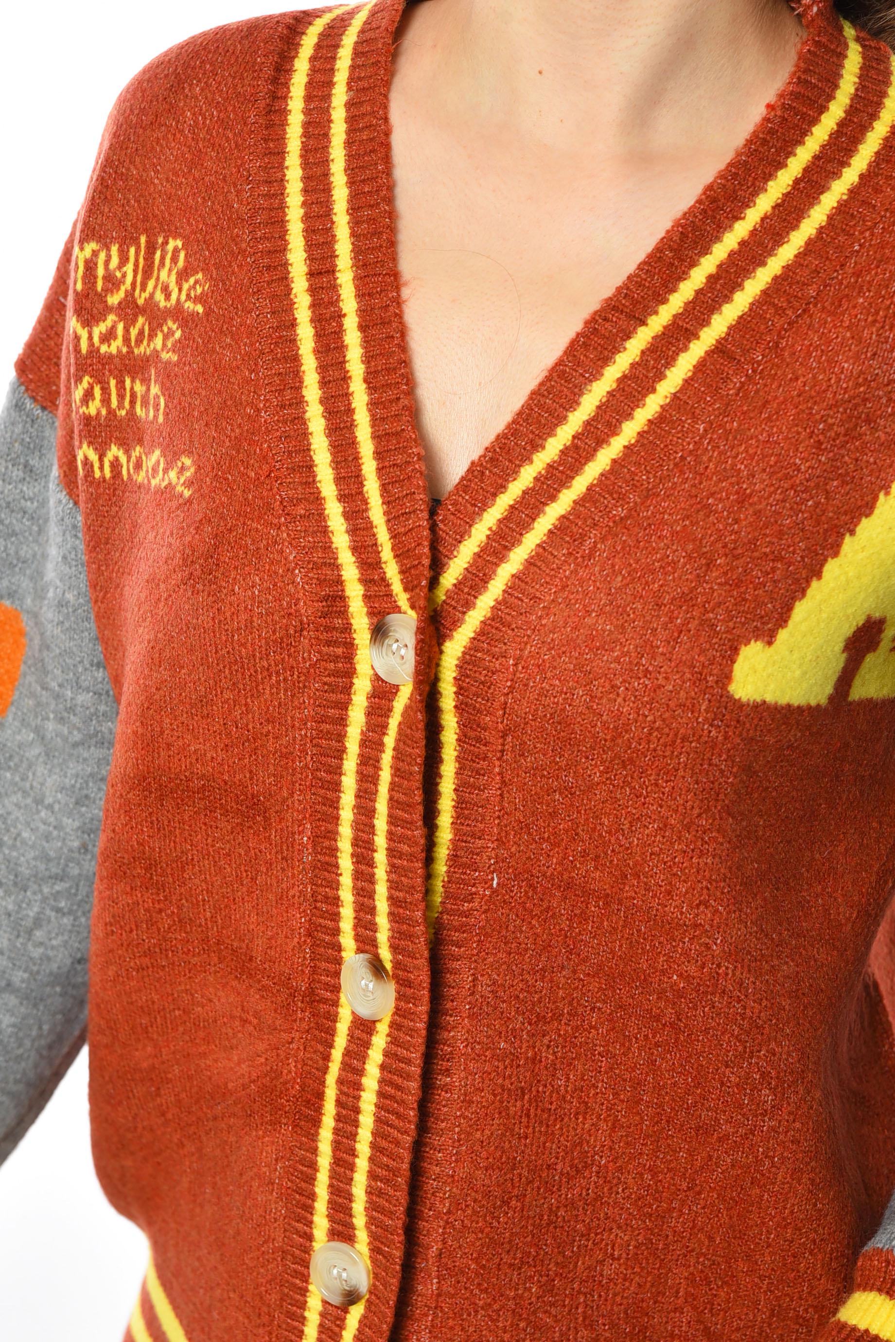 Кардиган жіночий L-XL Коричневий (193398) - фото 4