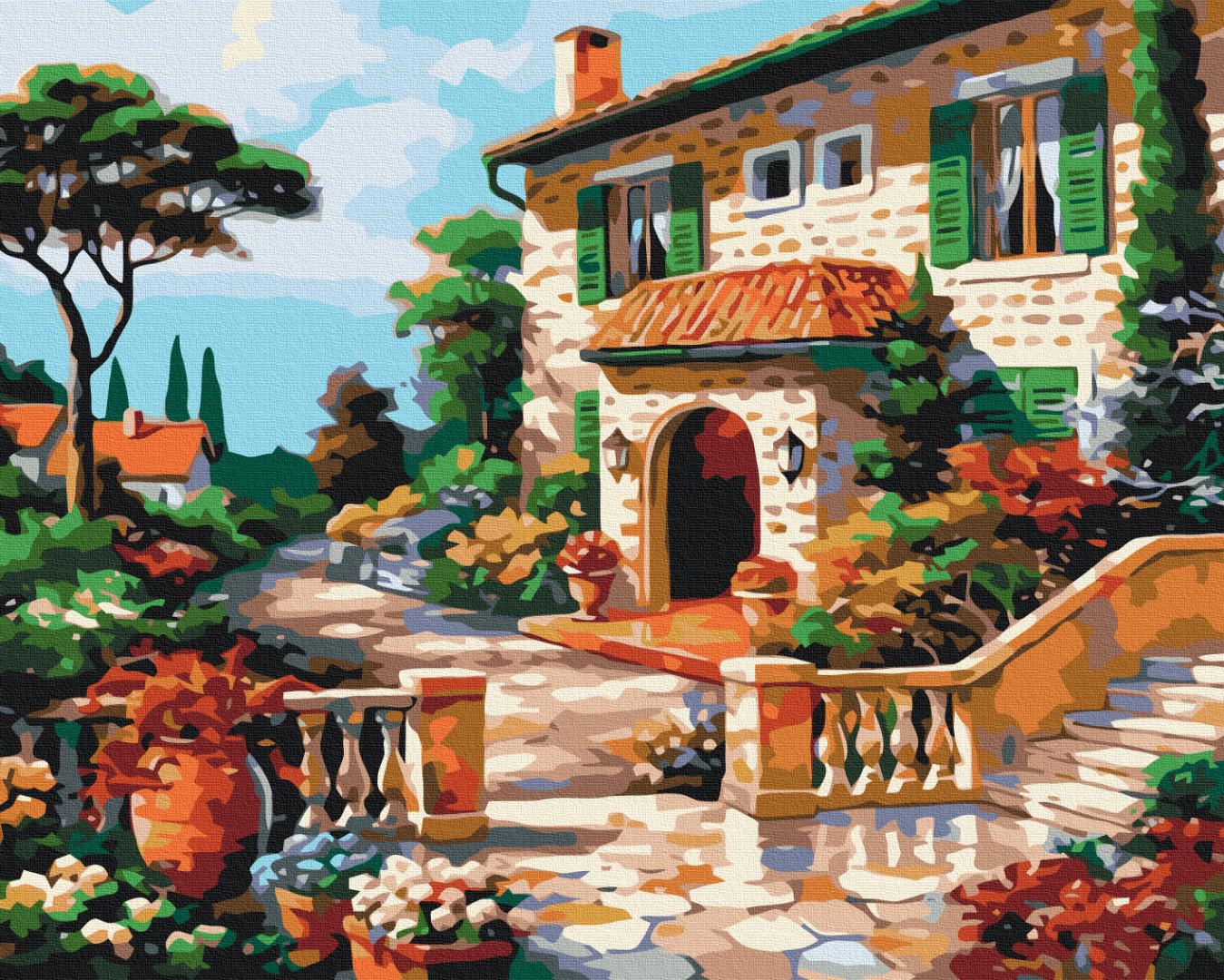 Картина по номерам Brushme Солнечная улица 48x60 см (BS51617L)