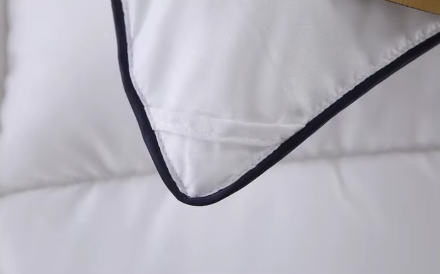 Одеяло двуспальное для дома и гостиниц Hilton 4 кг силиконовый наполнитель 200x230 см Белый - фото 4