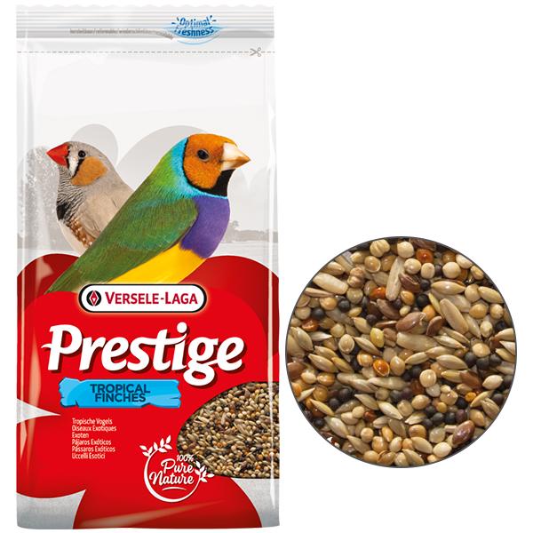 Корм для тропічних птахів зябликів в'юрків Versele-Laga Prestige Tropical Finches 1 кг (215203) - фото 2