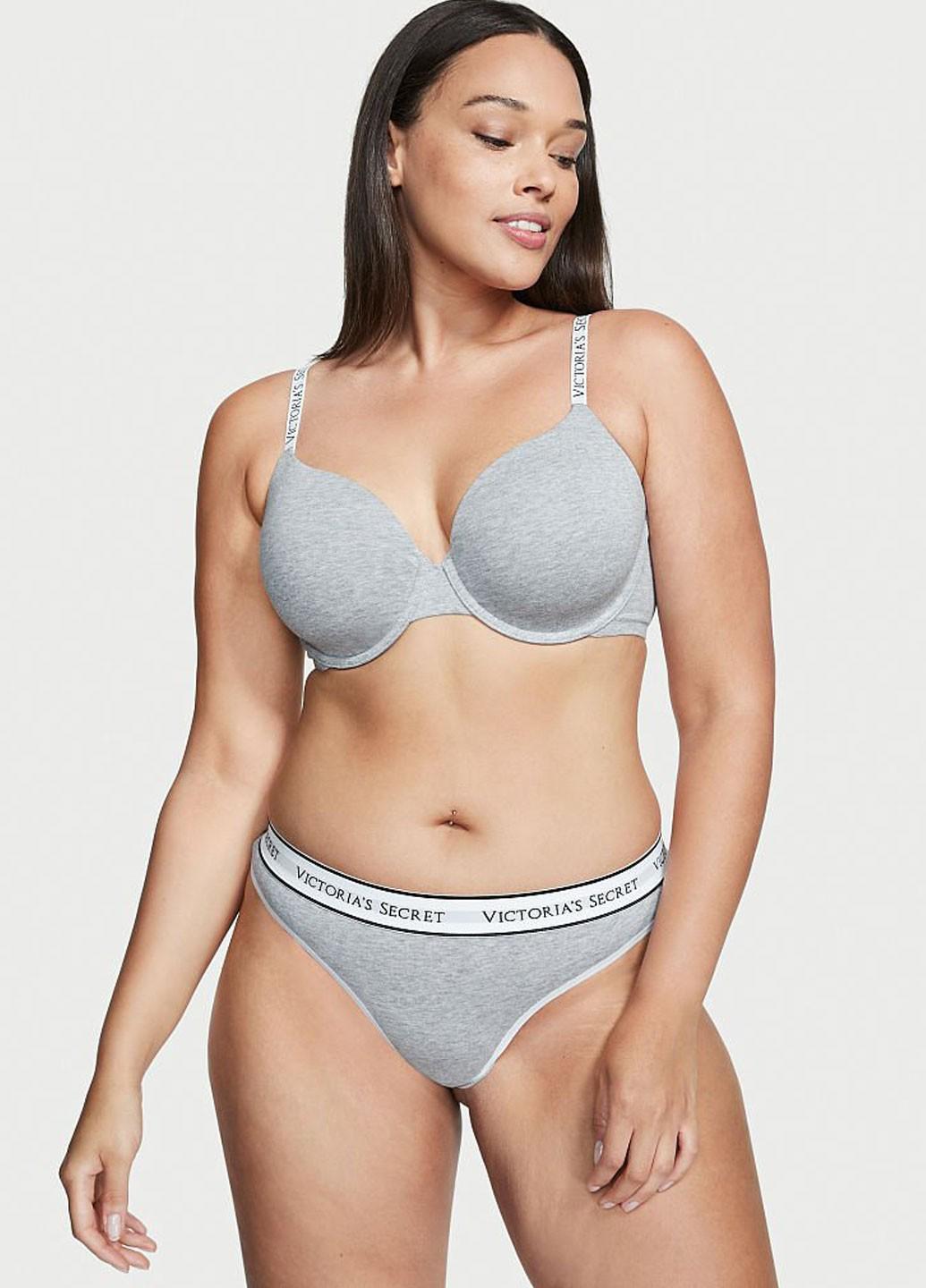 Женские трусы Victoria's Secret 1440000817583QBVL L Серый (53119139)
