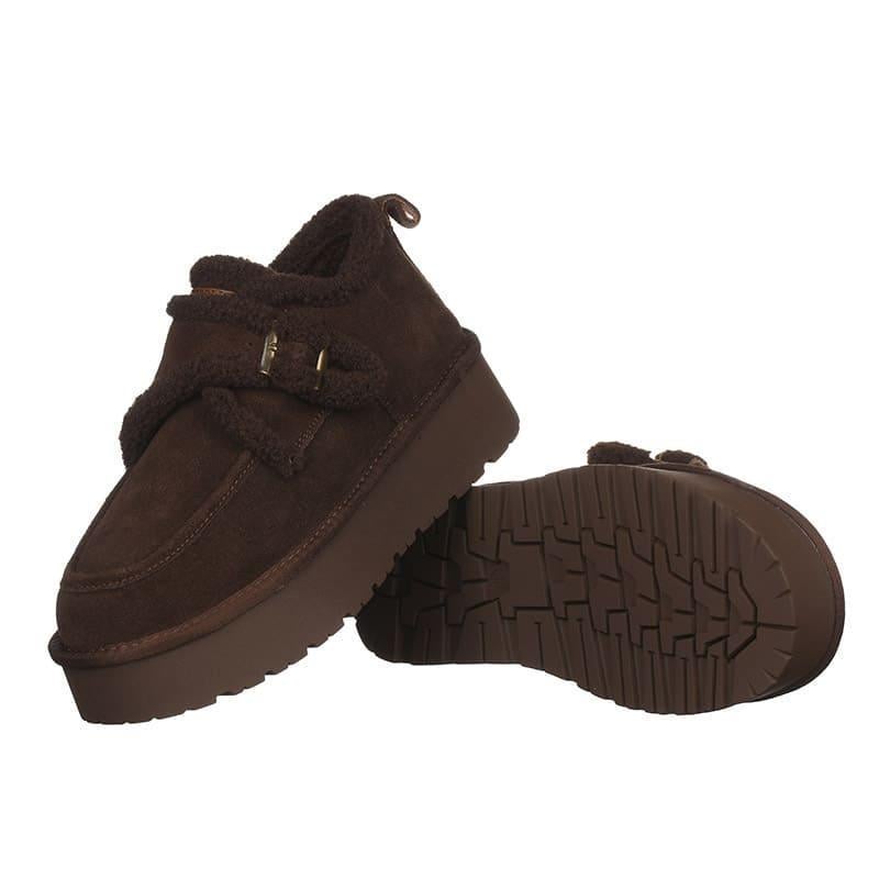 Угги женские PLPS A3310 замшевые р. 40 Коричневый (80079) - фото 4 Угги женские PLPS A3310 замшевые р. 40 Коричневый (80079) - фото 4