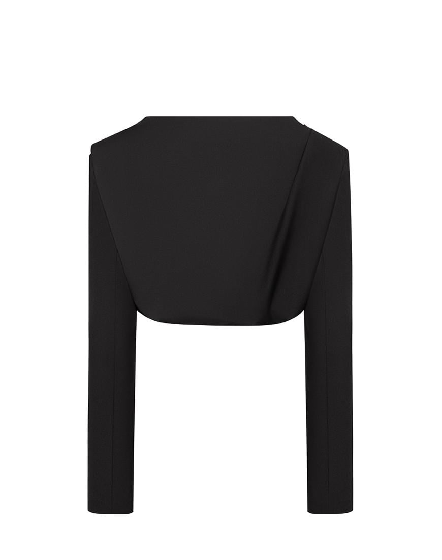 Топ Drape NERSES чорний XS