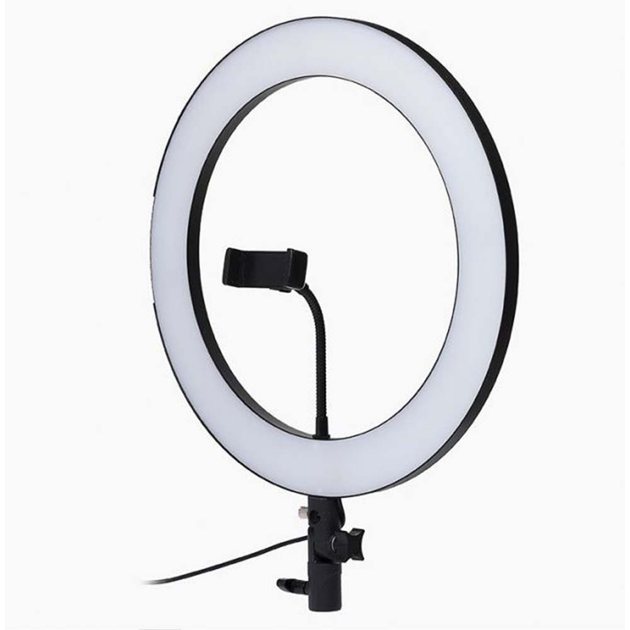 Кольцевая лампа светодиодная с держателем телефона