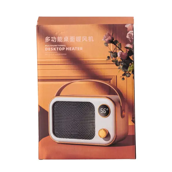 Тепловентилятор керамічний для дому електричний 1200 Вт Помаранчевий (HPAQL039O) - фото 10