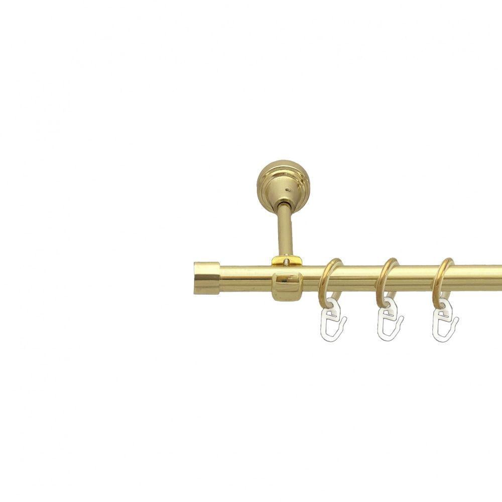 Карниз Orvit Заглушка однорядний гладкий 16 мм 200 см Золотий (00-00014056) - фото 1 Карниз Orvit Заглушка однорядний гладкий 16 мм 200 см Золотий (00-00014056) - фото 1