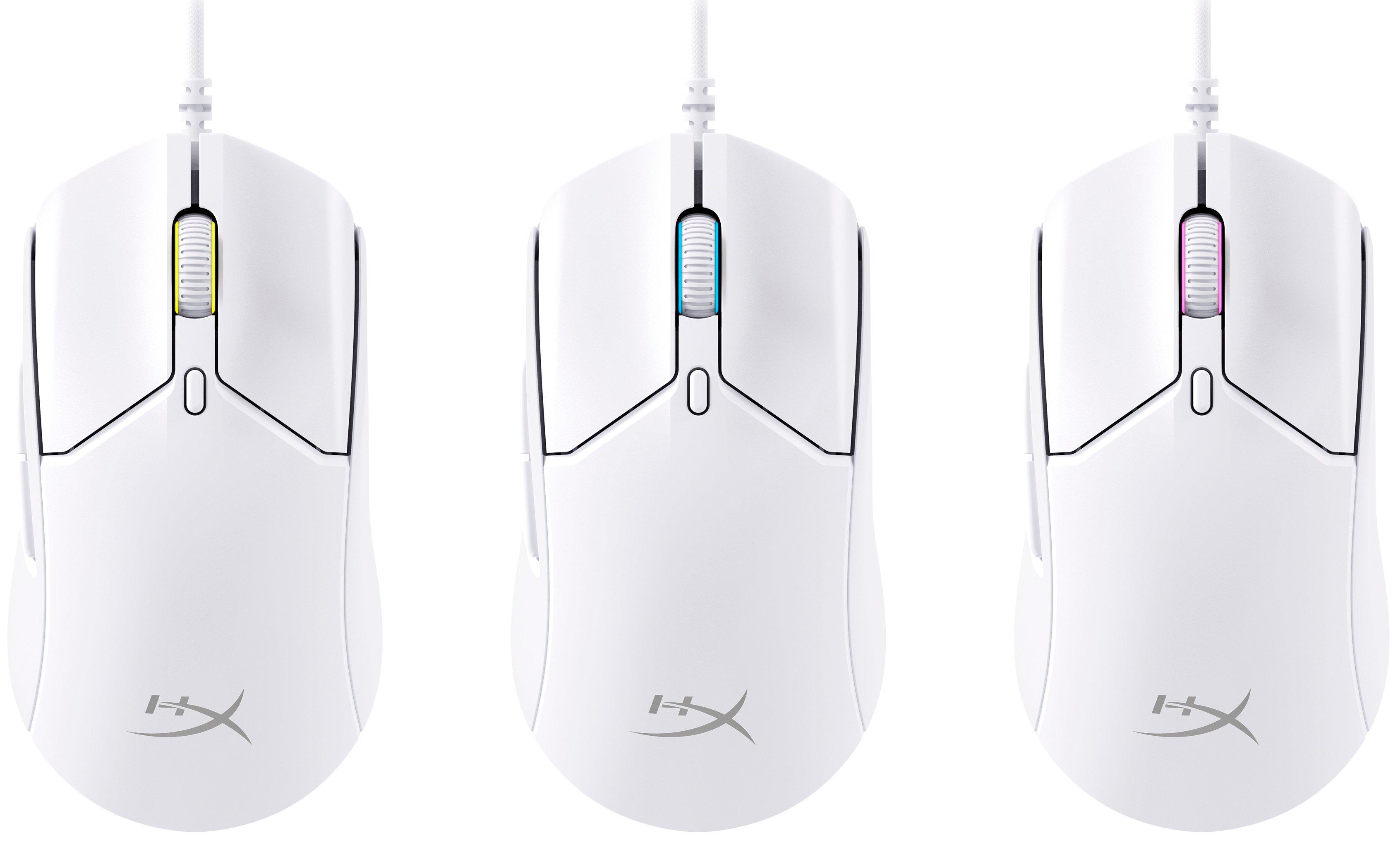 Мишка геймерська провідна HyperX Pulsefire Haste 2 RGB-підсвічування 26000 dpi кабель 1,8 м Білий (627020) - фото 5