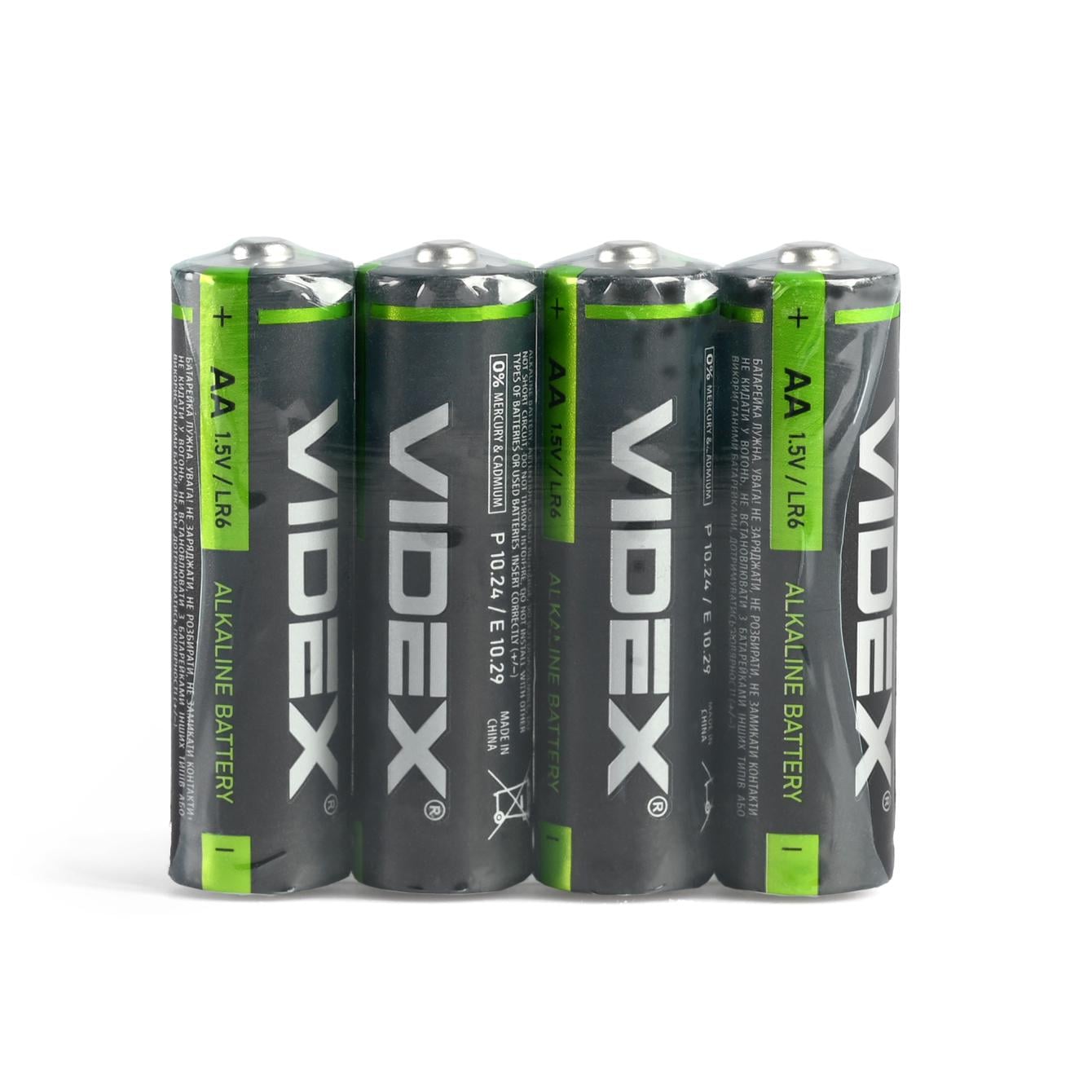 Батарейка щелочная Videx LR03/AAA SHRINK 4 шт. (25467)