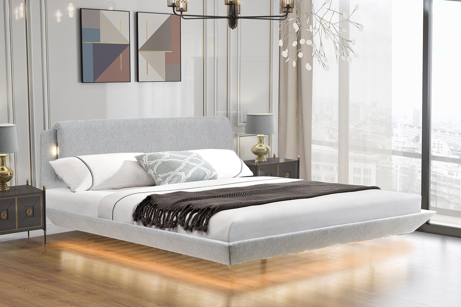 Ліжко Horizon led-light 180х200 см Northern chill cashmere (16123) - фото 4 Ліжко Horizon led-light 180х200 см Northern chill cashmere (16123) - фото 4