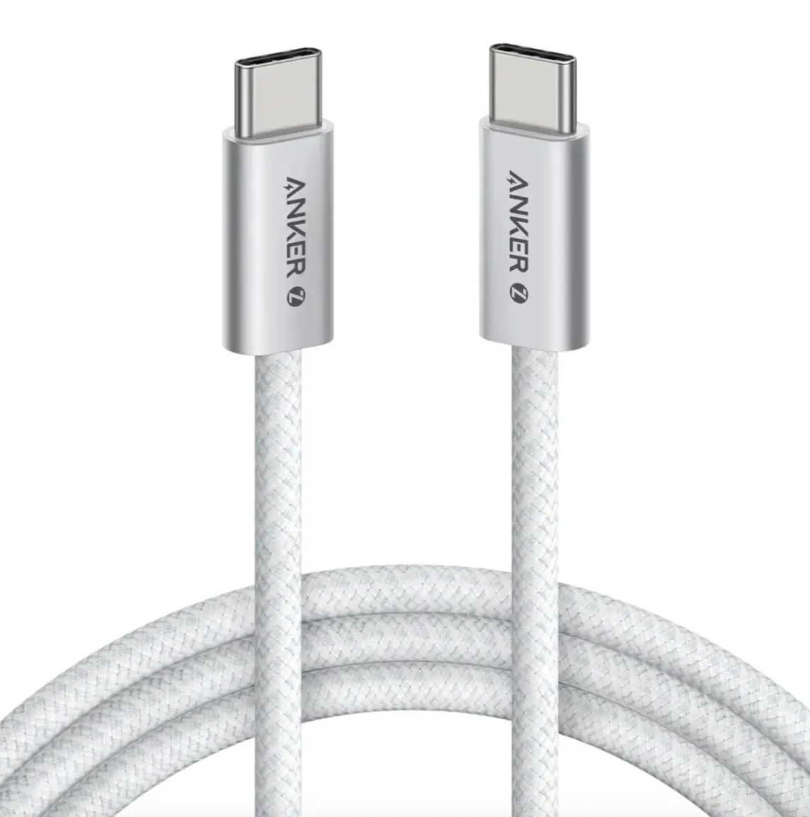 Кабель Anker Zolo 240W USB-C to USB-C Cable 1,5 м Silver