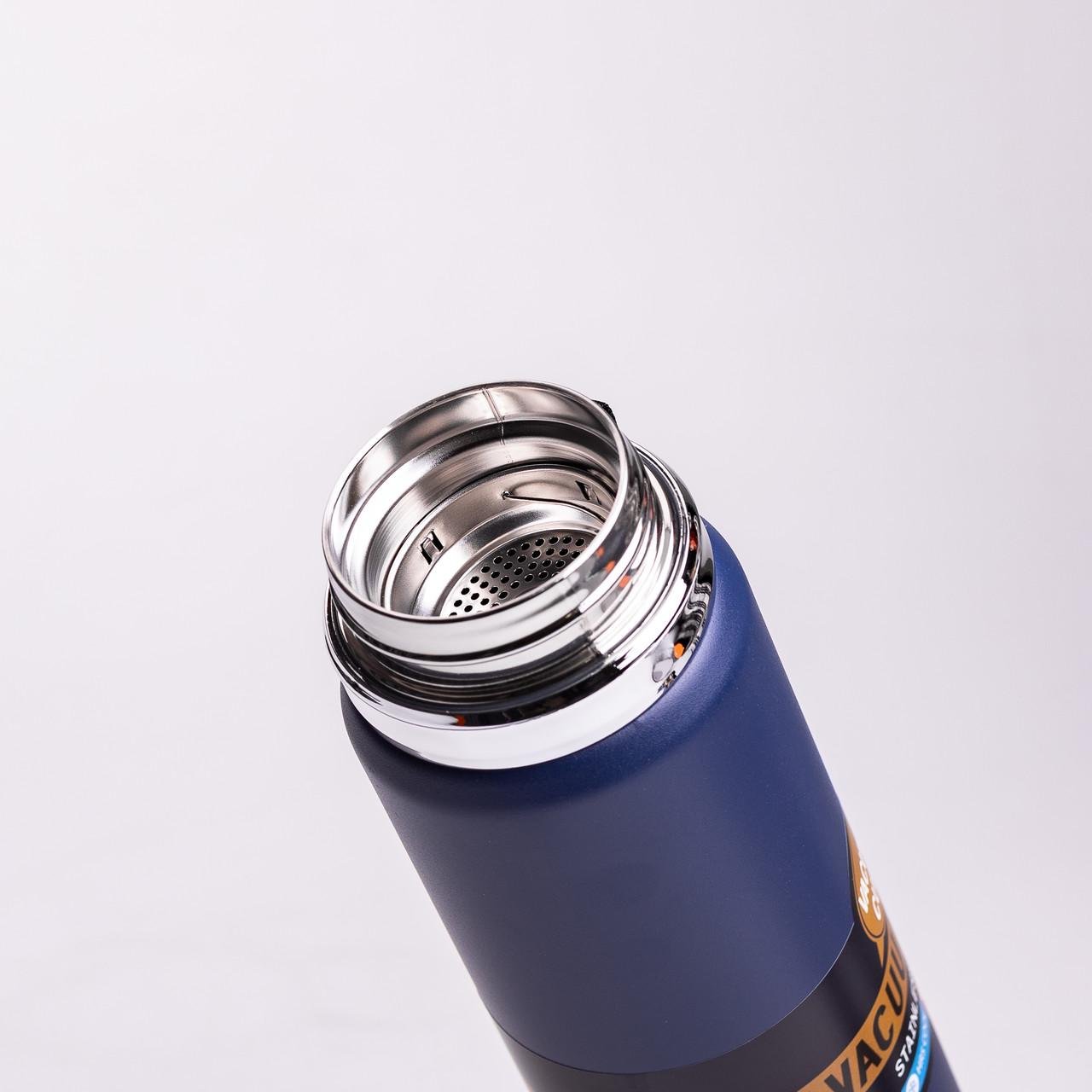 Термос Vacuum Sports із датчиком температури 1 л Синій - фото 3 Термос Vacuum Sports із датчиком температури 1 л Синій - фото 3