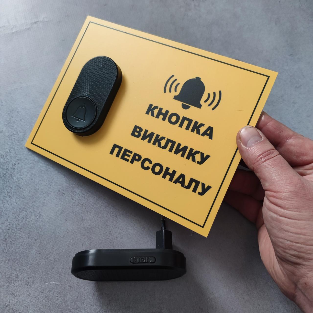 Комплект на ПВХ-основі "Кнопка виклику персоналу" (2934813053) - фото 2
