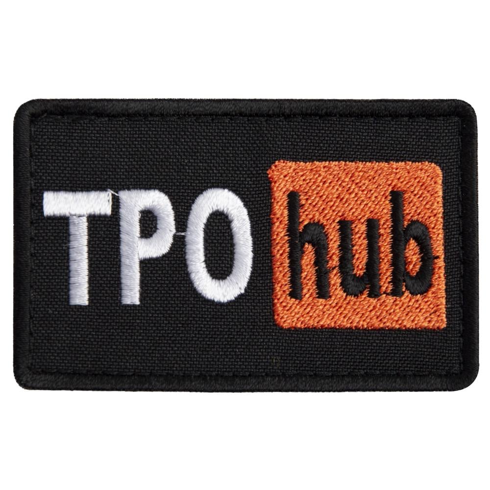 Шеврон на липучке Hub ТРО 5х9,5 см (22402)