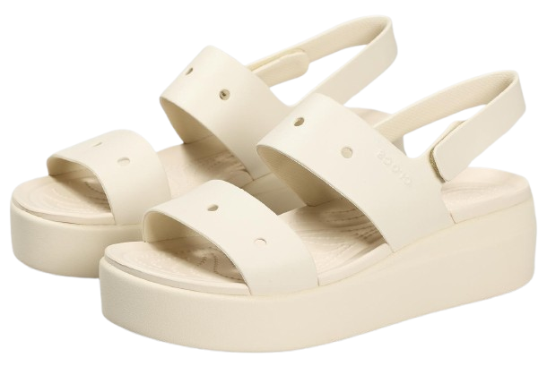 Сандалії жіночі Crocs Brooklyn low wedge Stucco р. 38-39 Бежевий (26401) Сандалії жіночі Crocs Brooklyn low wedge Stucco р. 38-39 Бежевий (26401)