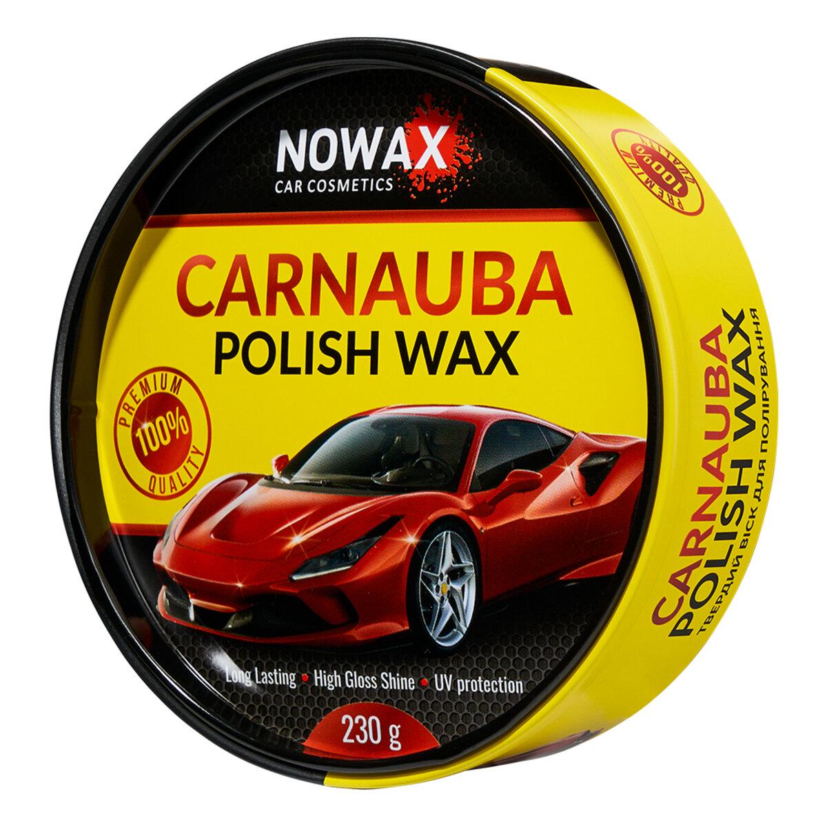 Воск карнаубский Nowax для полировки автомобиля 230 г