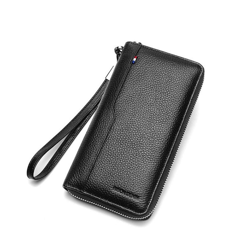 Портмоне мужское кожаное Bison Denim N8271-1B Черный
