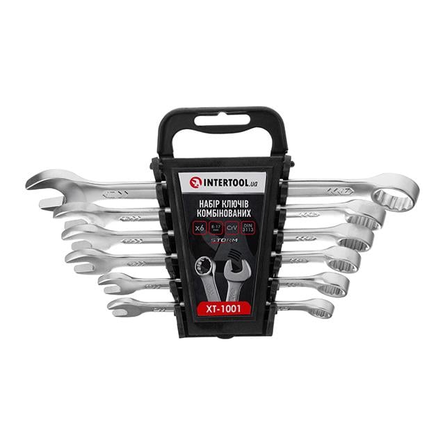 Набір ключів комбінованих Intertool 6 шт. 8-17 мм STORM DIN3113 (XT-1001)