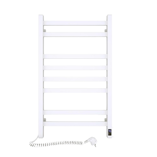 Полотенцесушитель электрический Авангард Sensor левого подключения с таймером 480x800 мм Белый (12-028153-4880YP)