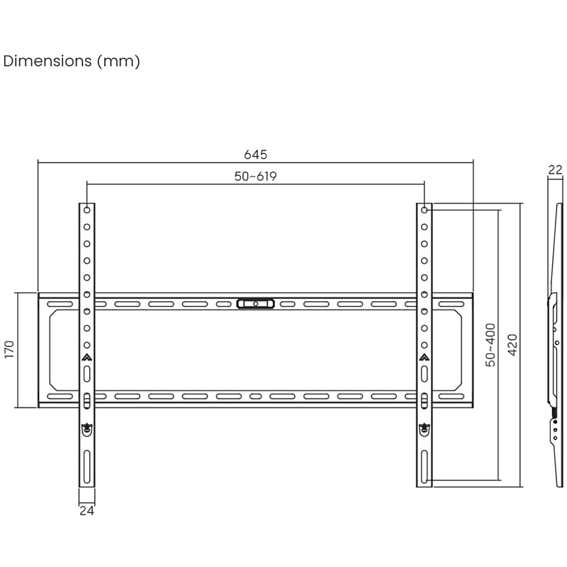 Крепление для ТВ ITech PLB-64 настенный кронштейн 37-86" (26832128) - фото 5