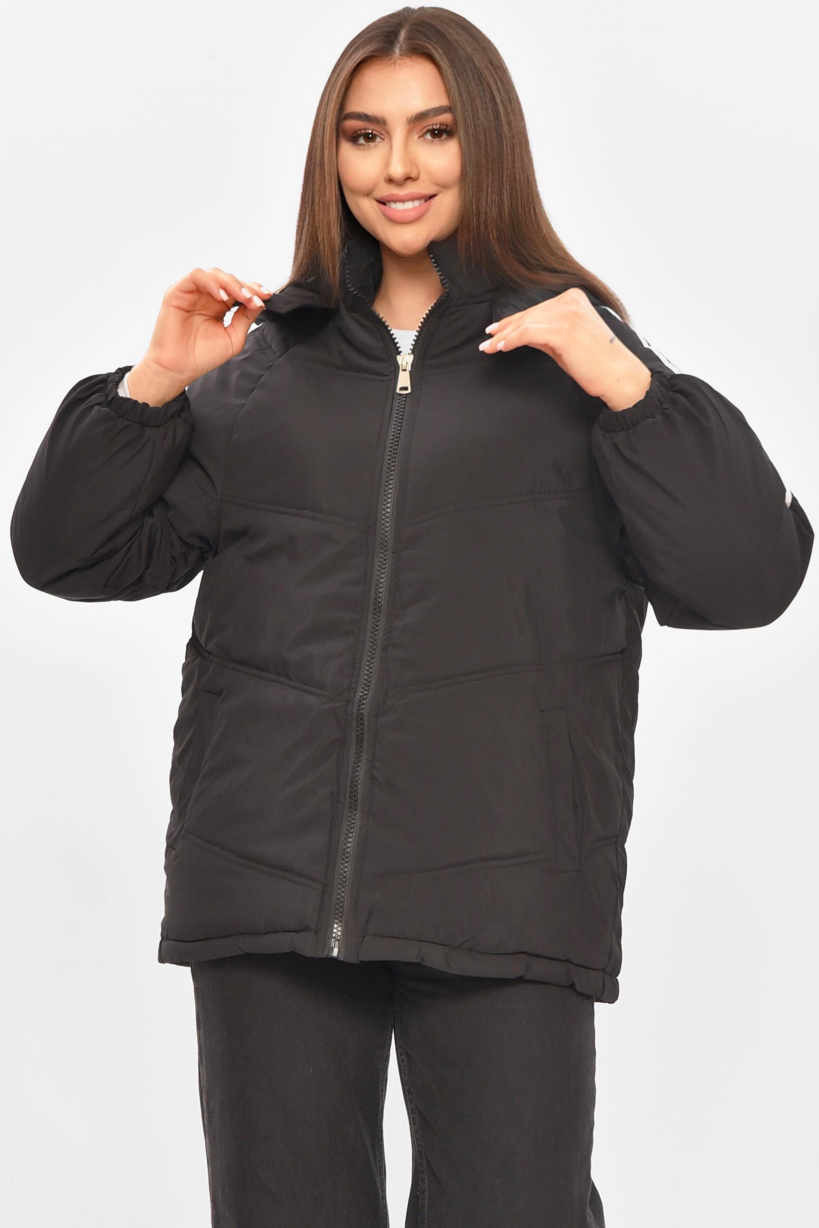 Куртка жіноча єврозима L Чорний (206153) - фото 2 Куртка жіноча єврозима L Чорний (206153) - фото 2