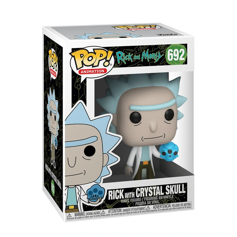Ігрова фігурка FUNKO POP серії Рік і Морті РІК З КРИШТАЛЕВИМ ЧЕРЕПОМ (24850)