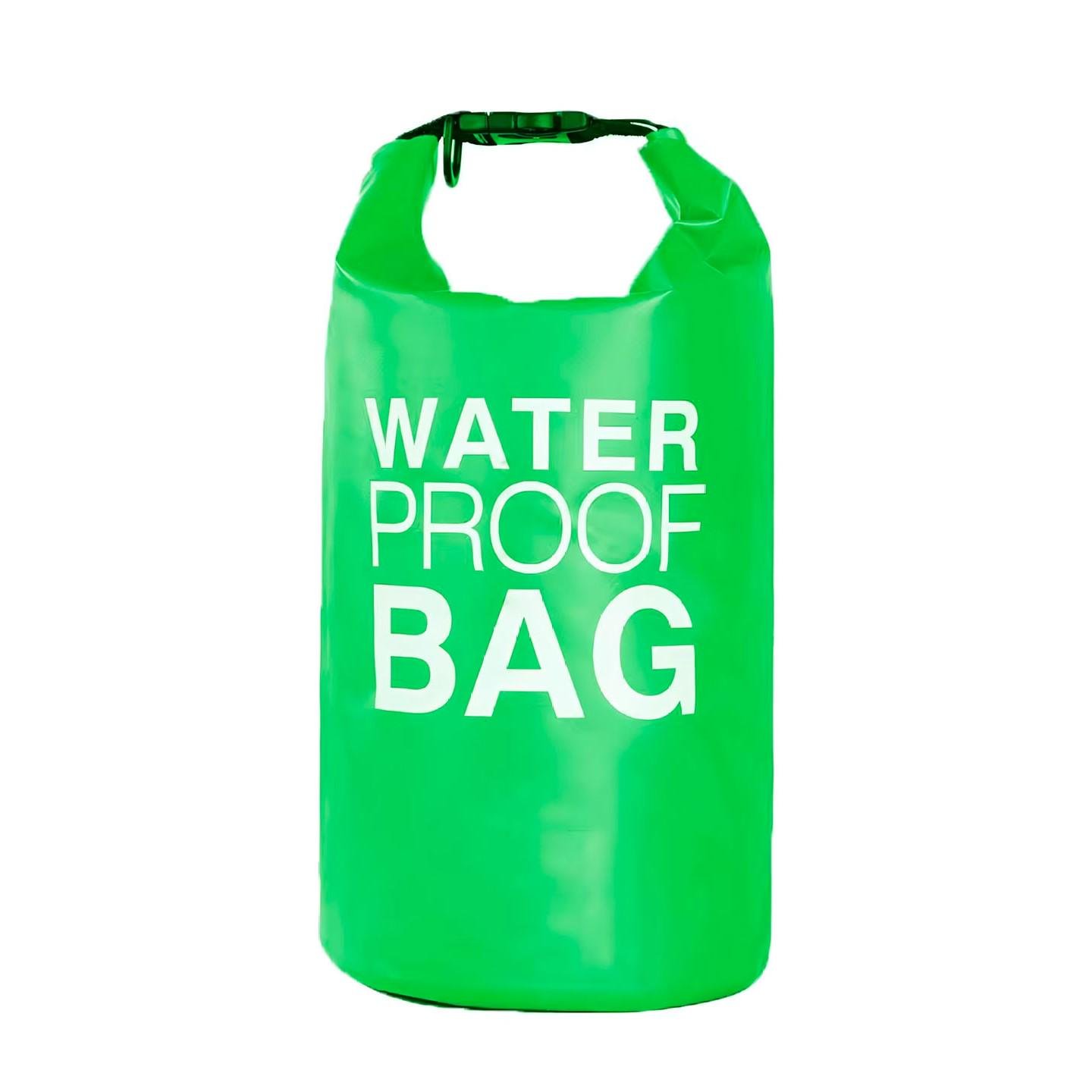 Гермомешок туристический водонепроницаемый 15 л Зеленый (12867)