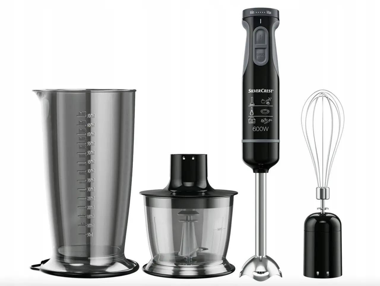 Блендер Silver Crest SSMS 600 D4 3в1 600 Вт Black (100415)