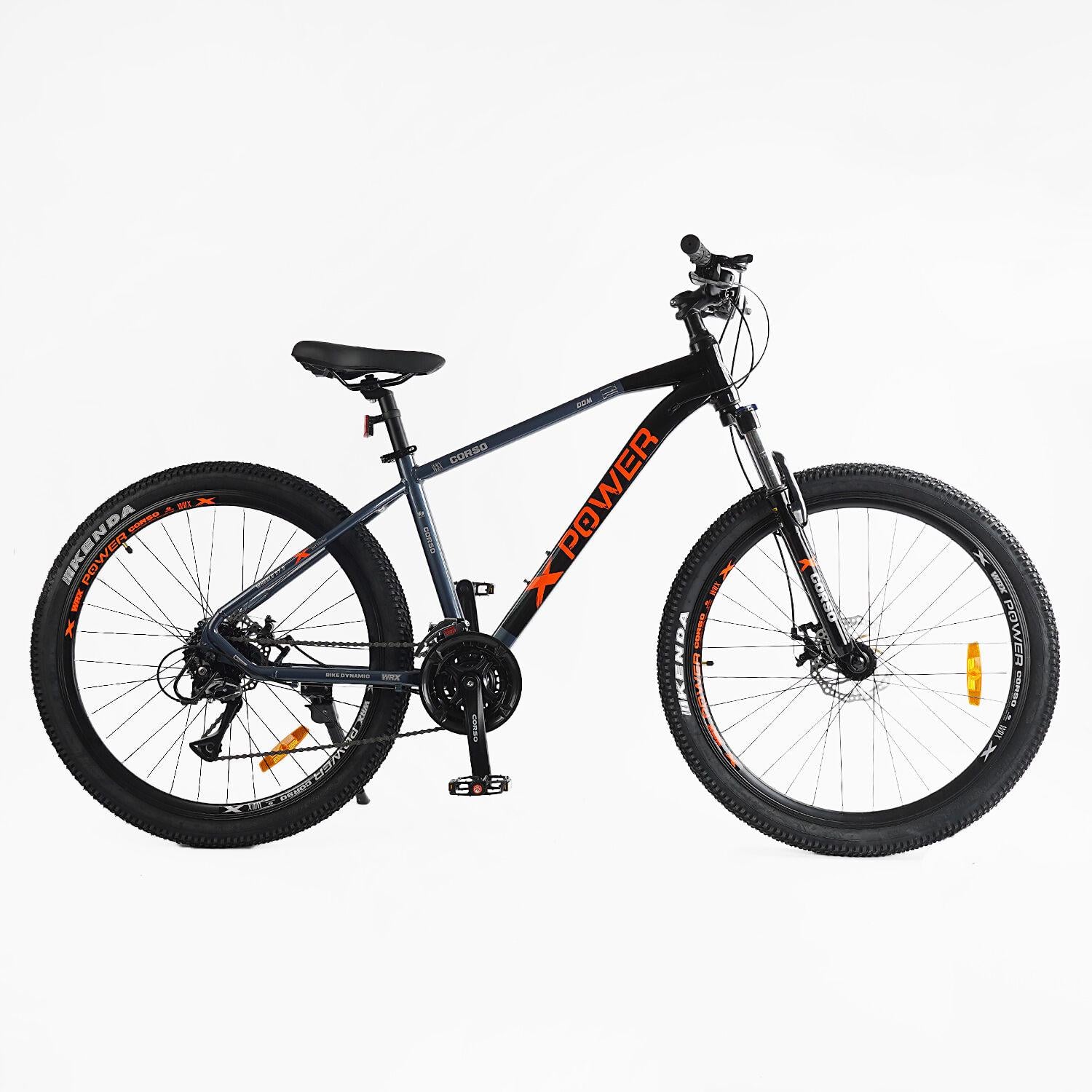 Велосипед CORSO 27.5" X-POWER AL рама 17" черный/оранжевый