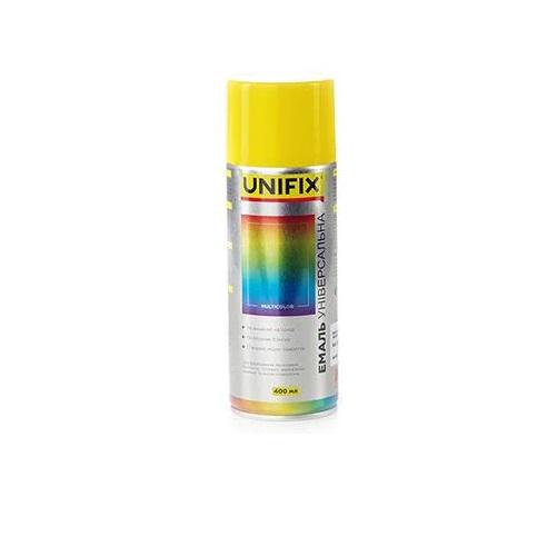 Эмаль акриловая универсальная Unifix 400 мл RAL 1023 Желтый глянец (84554) Эмаль акриловая универсальная Unifix 400 мл RAL 1023 Желтый глянец (84554)