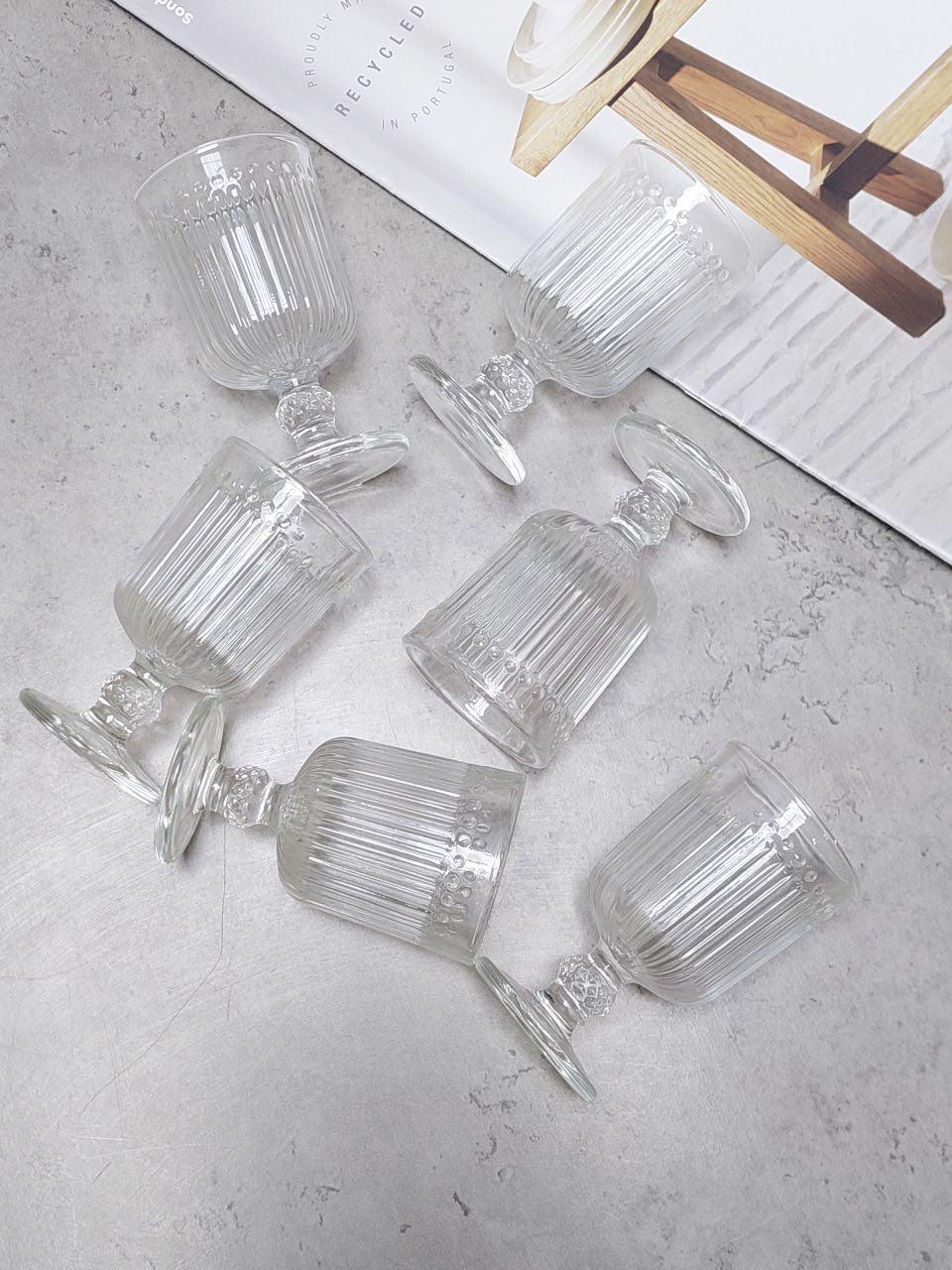 Набор рюмок на ножках Династия 60 мл 6 шт. Прозрачный (102-488) - фото 2 Набор рюмок на ножках Династия 60 мл 6 шт. Прозрачный (102-488) - фото 2