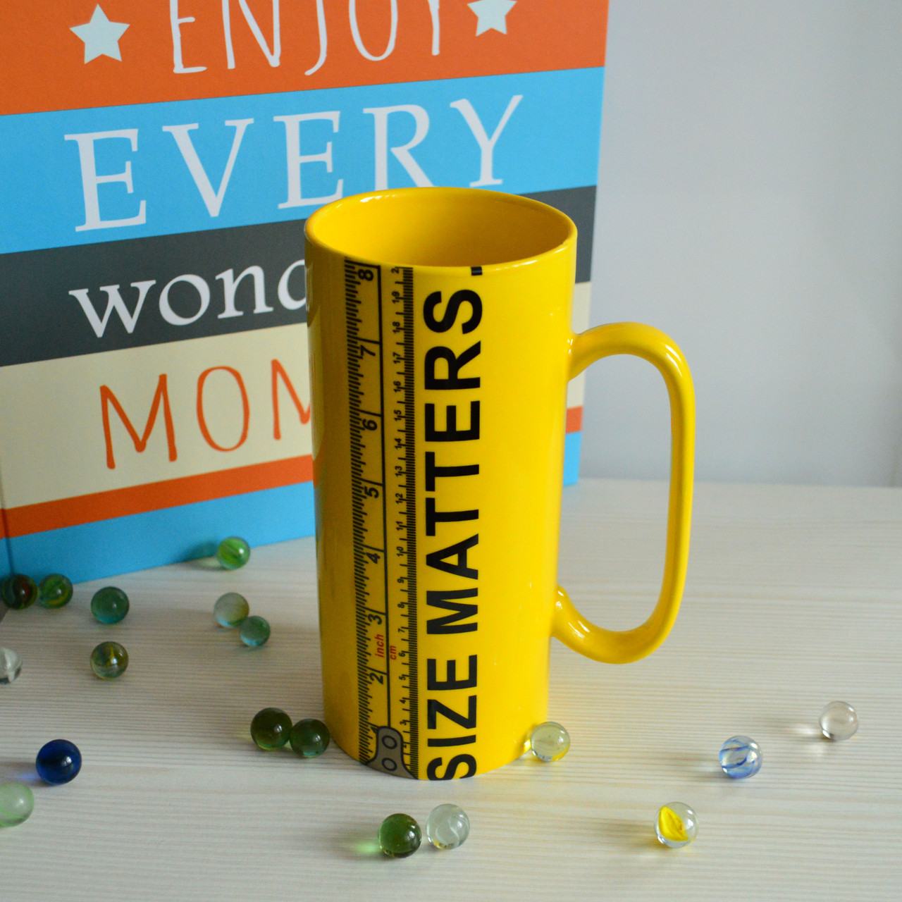 Кружка "Size matters" керамическая 20 см 1000 мл - фото 7 Кружка "Size matters" керамическая 20 см 1000 мл - фото 7