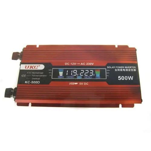 Автомобильный преобразователь напряжения UKC LCD KC-500D 12-220V 500W (1-1-3692)