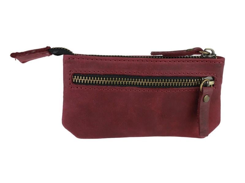 Ключница FREESKIN Type 2 кожанная 14x7x1 см Марсала (81109) - фото 2