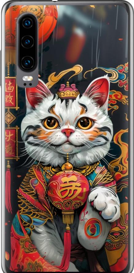Чехол на Huawei P30 China Cat v2 (6135u-1622-42517)