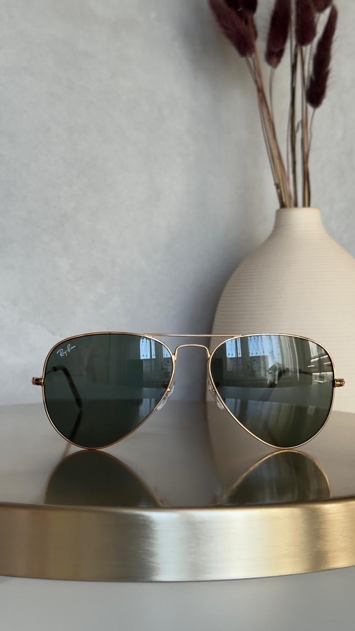 Солнцезащитные очки Ray-Ban RB3025 L0205 Aviator Gold/Green