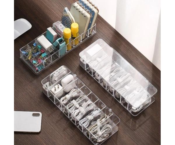 Органайзер для USB-кабелей с крышкой 26x9x5,5 см (862)