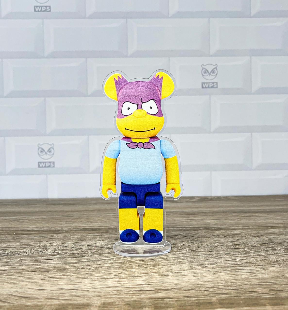 Фигурка коллекционная акриловая Bearbrick The Simpsons Bartman (2131482354)