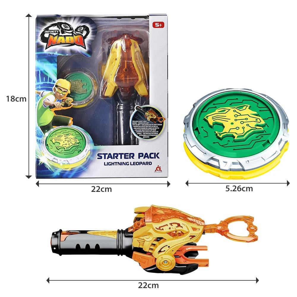 Волчок Infinity Nado VI Starter Pack Ослепительный Леопард (EU654114) - фото 6 Волчок Infinity Nado VI Starter Pack Ослепительный Леопард (EU654114) - фото 6