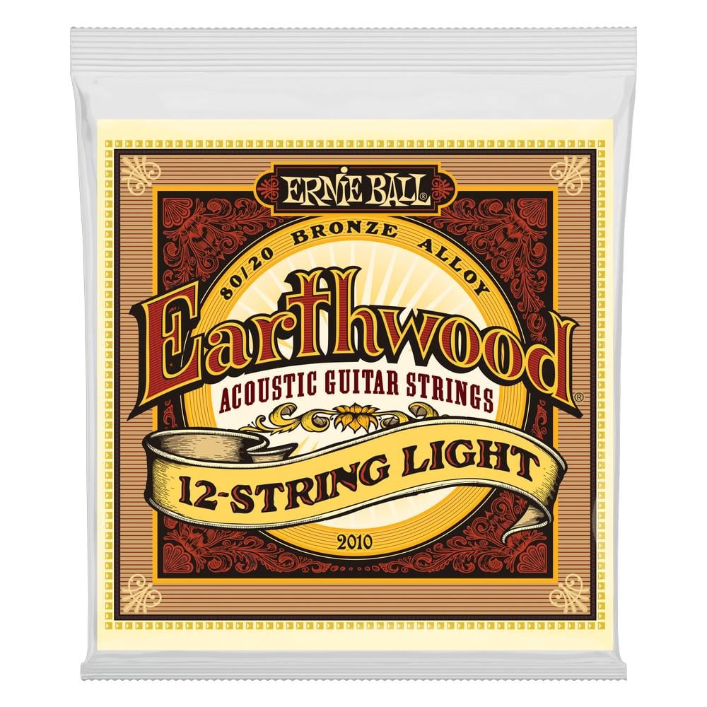 Струни Ernie Ball 2010 Earthwood 80/20 Bronze 9-46 12-string Light (1043)