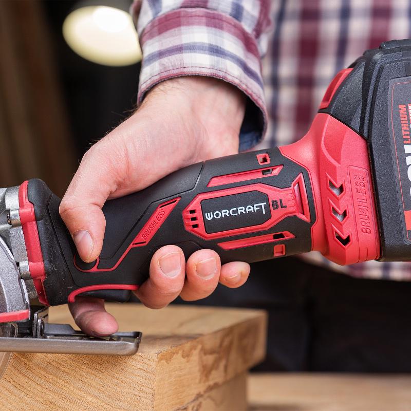 Дисковая пила аккумуляторная бесщеточная Worcraft CMCS-S20LiB с аккумулятором 4А и зарядным 115 мм (43196) - фото 13