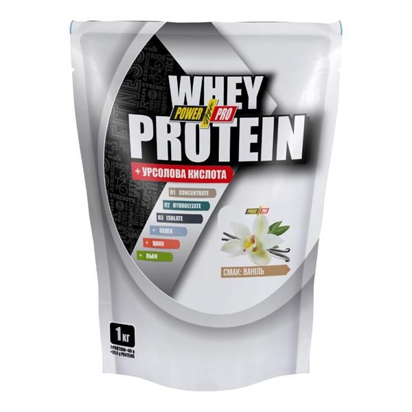 Протеин Power Pro Whey Protein 1000 г 25 порций Ваниль