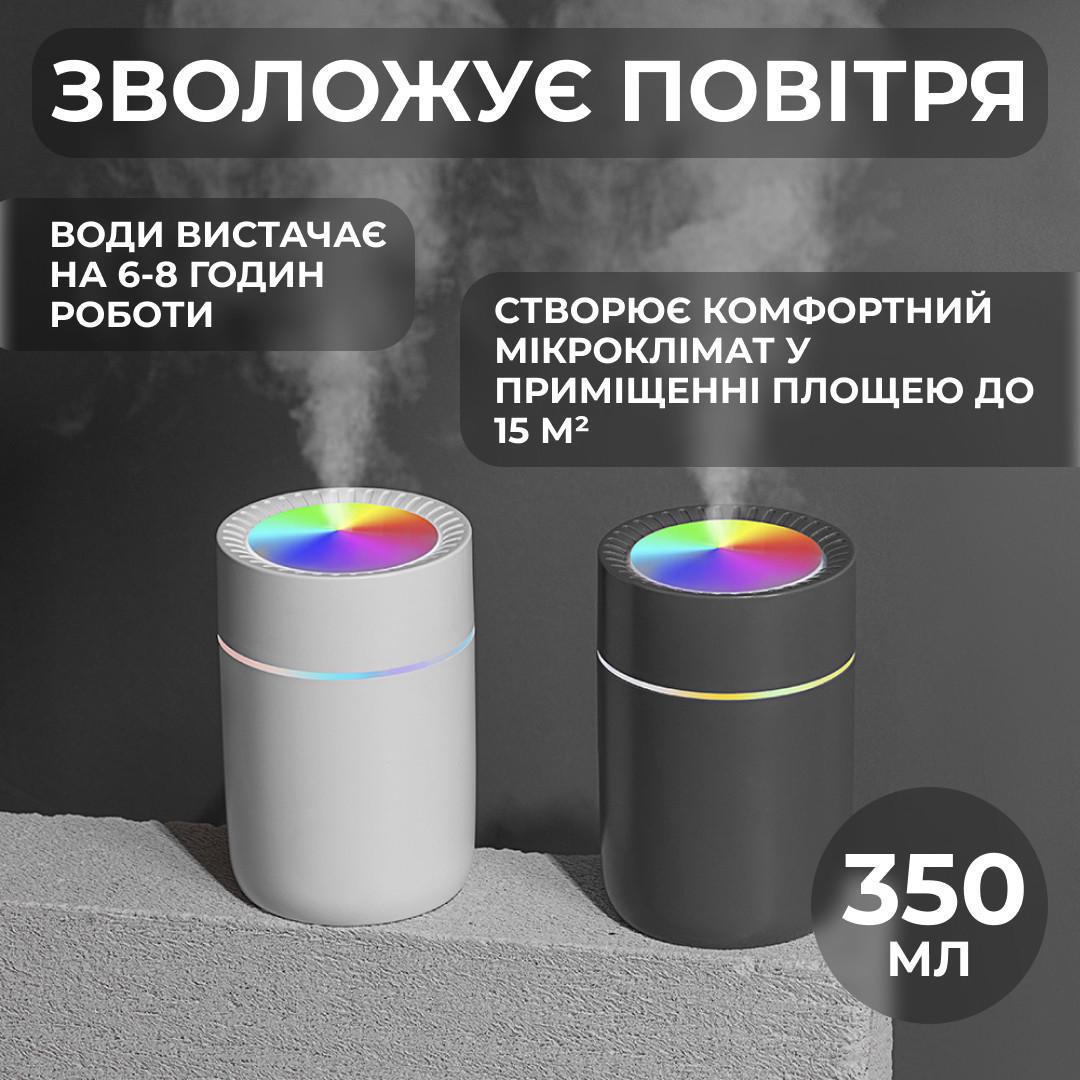 Зволожувач повітря Humidifier USB 350 мл White (HPBH17166W) - фото 6