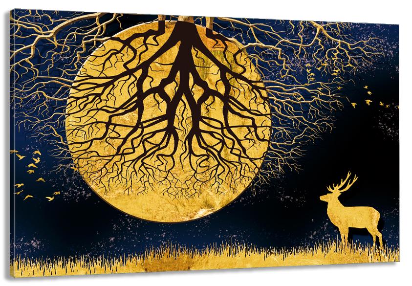 Картина на холсте в гостиную/спальню Природа 40х80 см (MLP_293)