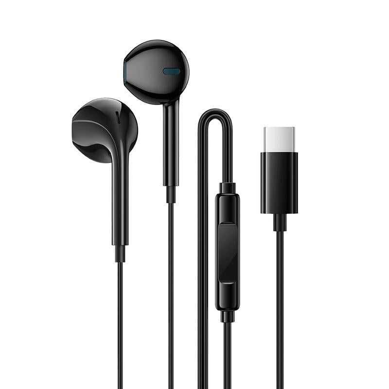 Наушники проводные Borofone BM100 Type-C Black (26492)