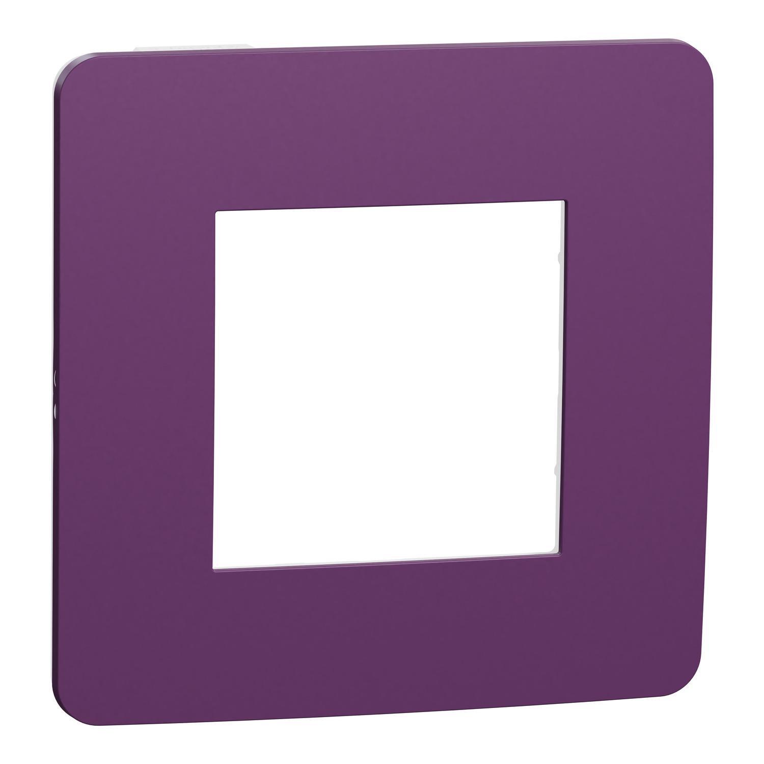 Рамка одноместная Schneider Electric Unica Studio Лиловый/Бежевый (NU280215)