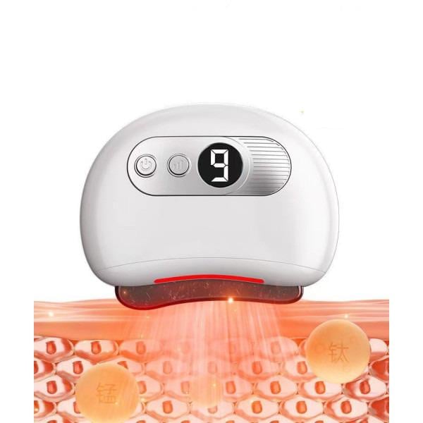 Массажер гуаша с функцией нагрева/вибрации и микротоков Бело-зеленый (R100163) - фото 4 Массажер гуаша с функцией нагрева/вибрации и микротоков Бело-зеленый (R100163) - фото 4