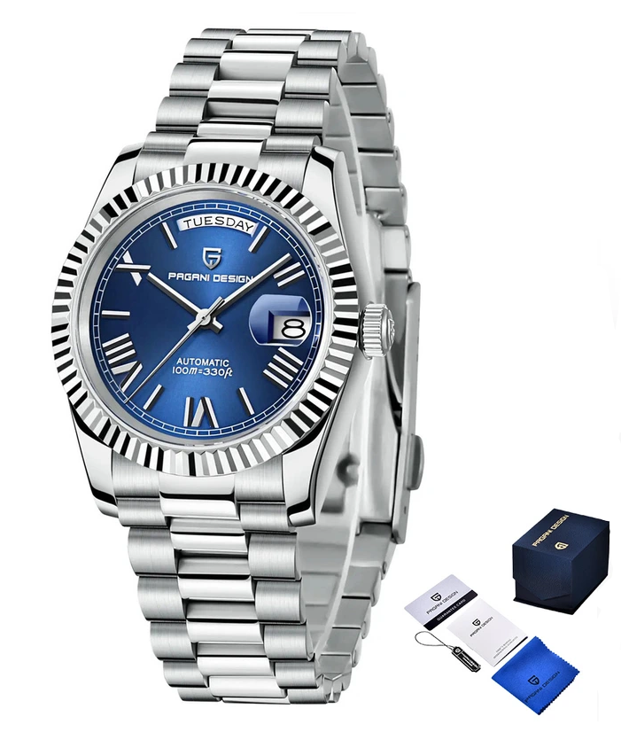 Наручний годинник Pagani Design PD-1752 Silver/Blue (1138-0045)
