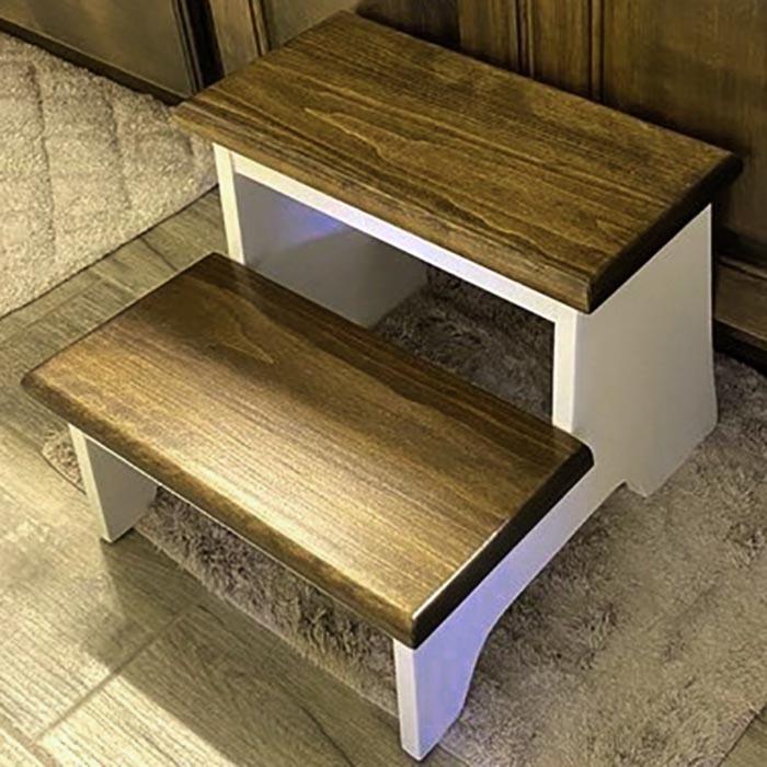 Скамейка-ступенька из дерева Джефер Зефир/Мускат (ССТ-00512007)